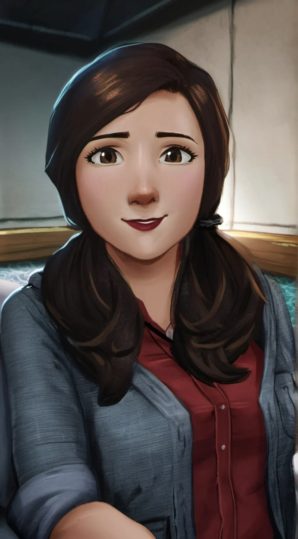 ai character: Lila background