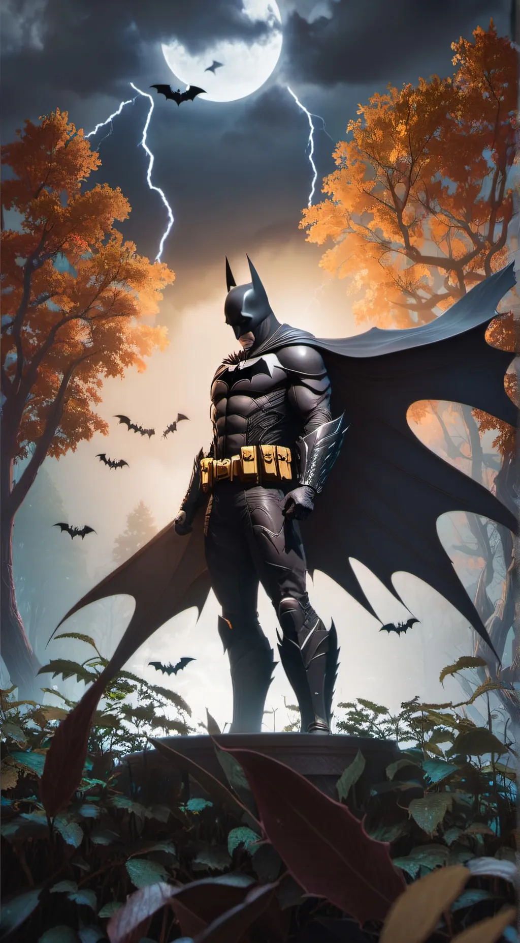 ai character: Batman background