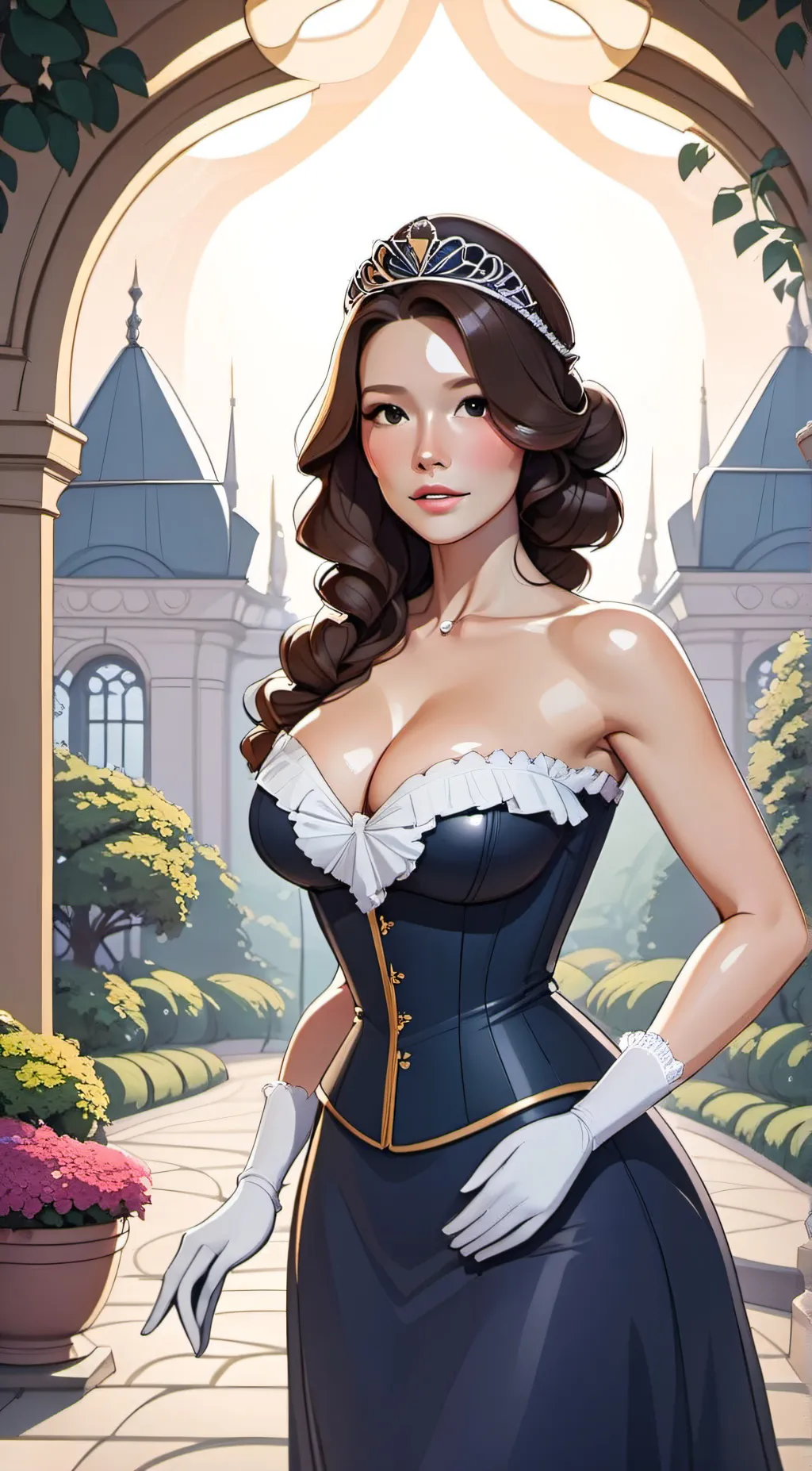 ai character: Princess Fallon  background