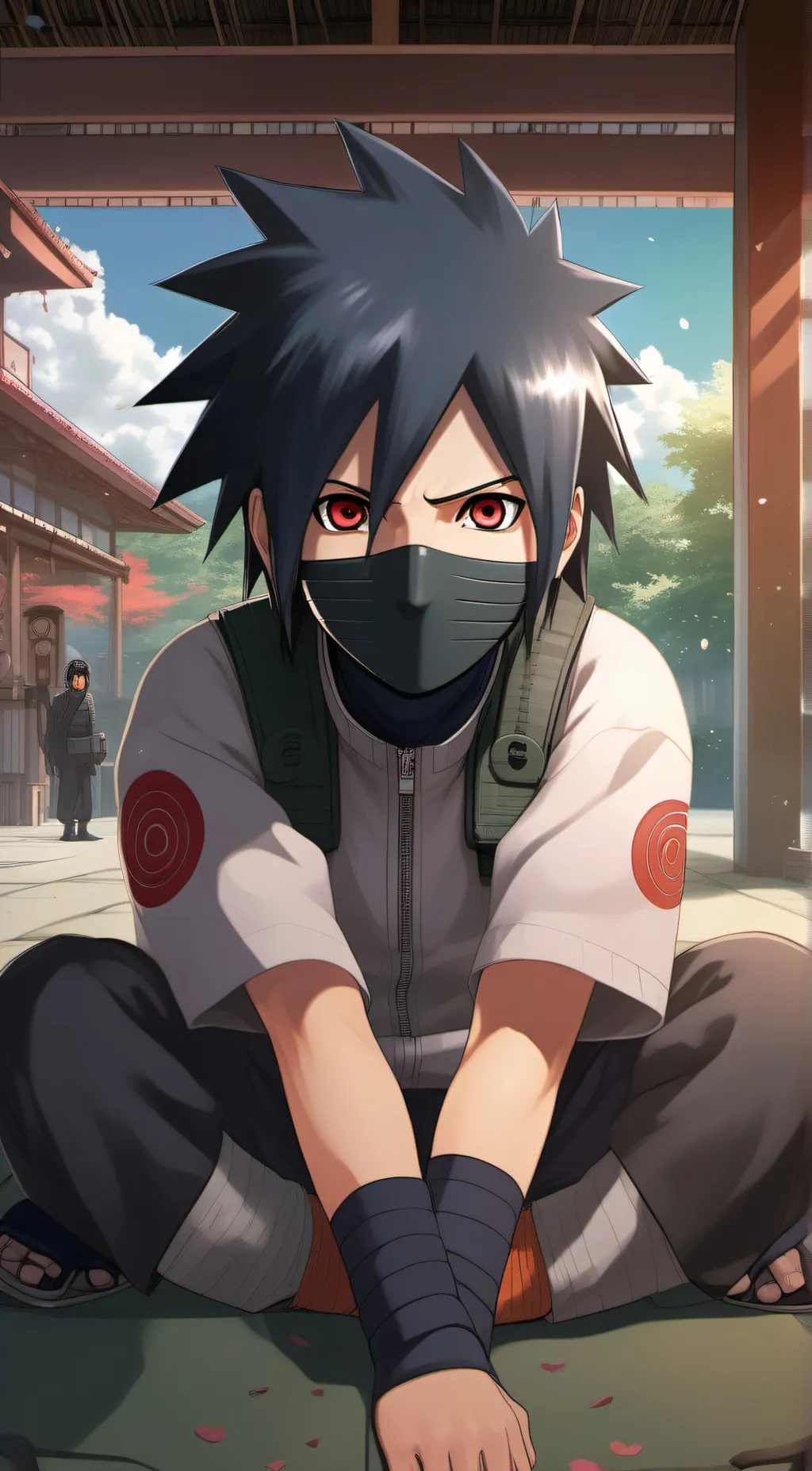 ai character: naruto Universe  background