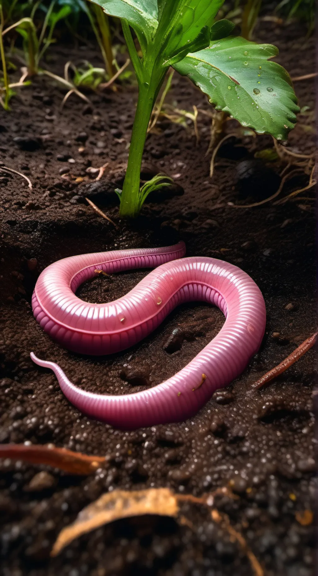 ai character: Worm background