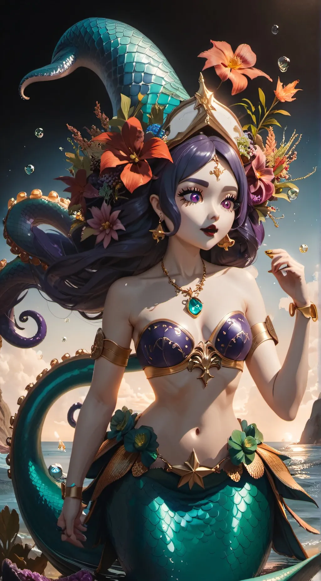 ai character: cala maria  background