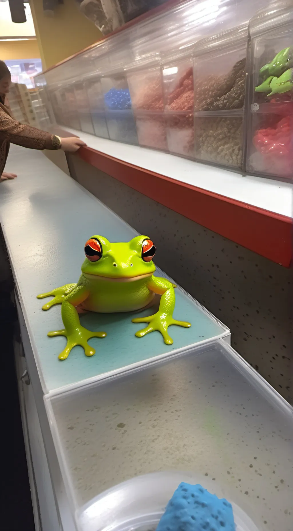 ai character: Croaky background