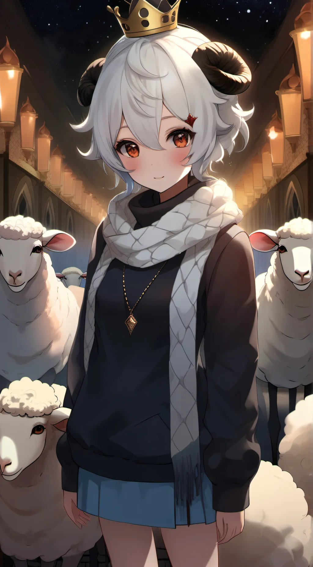ai character: cottonballthesheep background