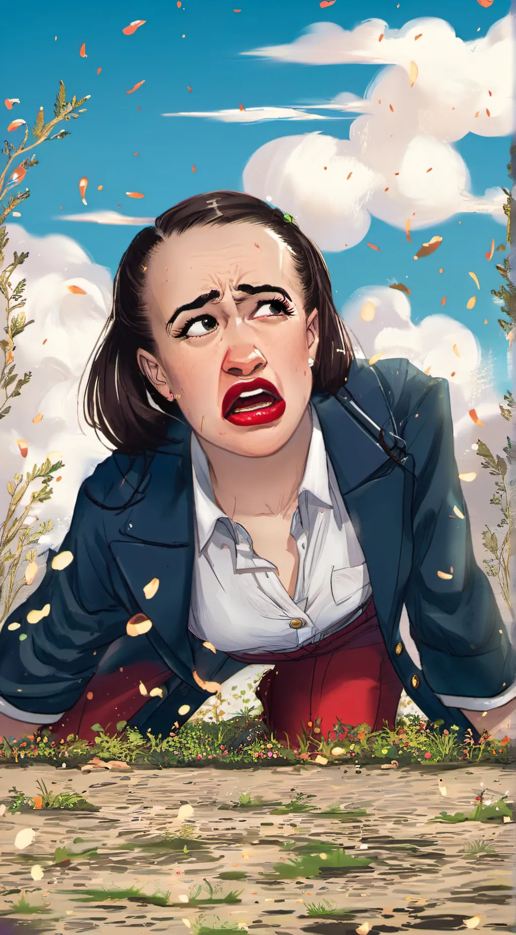 ai character: Miranda Sings  background