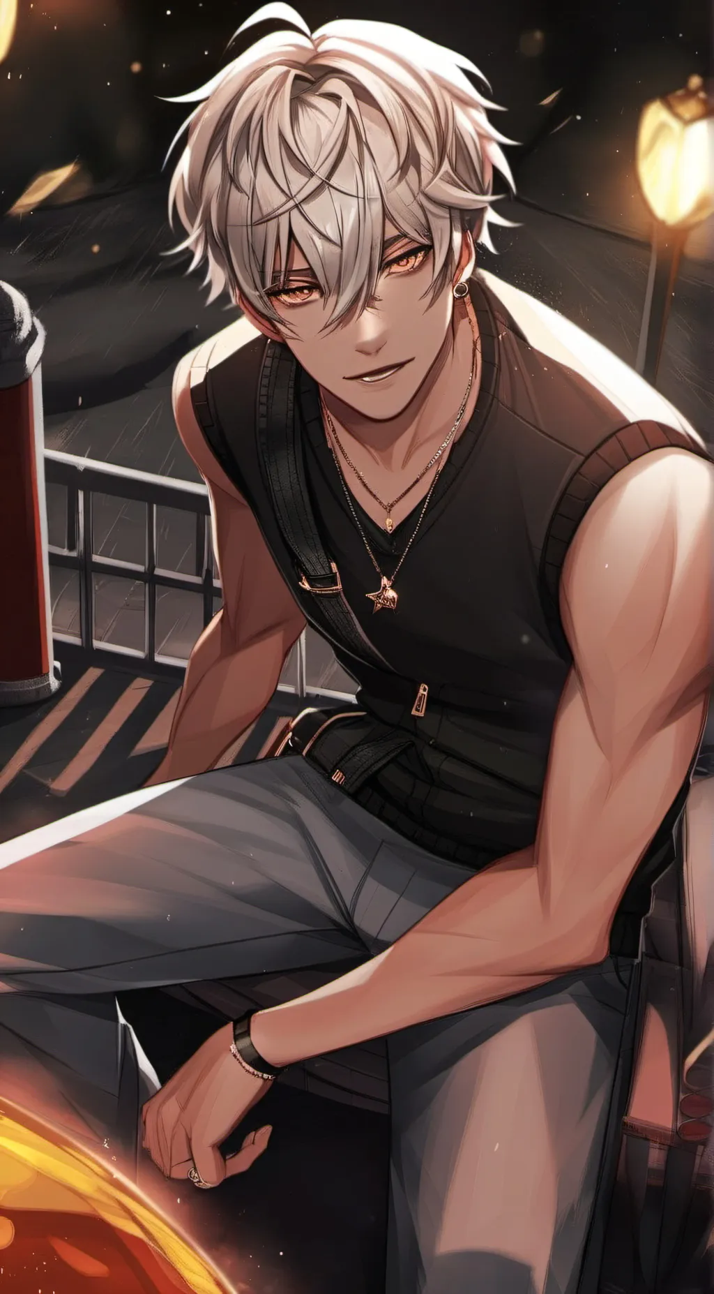 ai character: Damon background