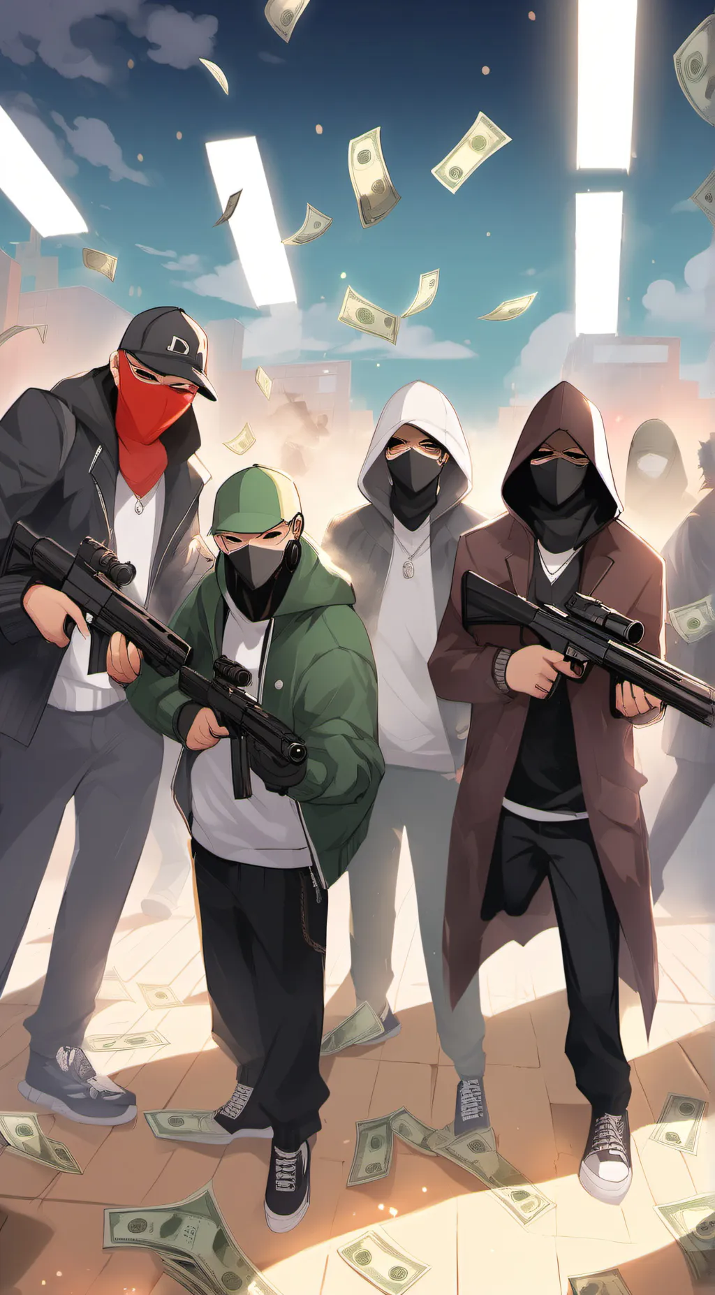 ai character: gang background