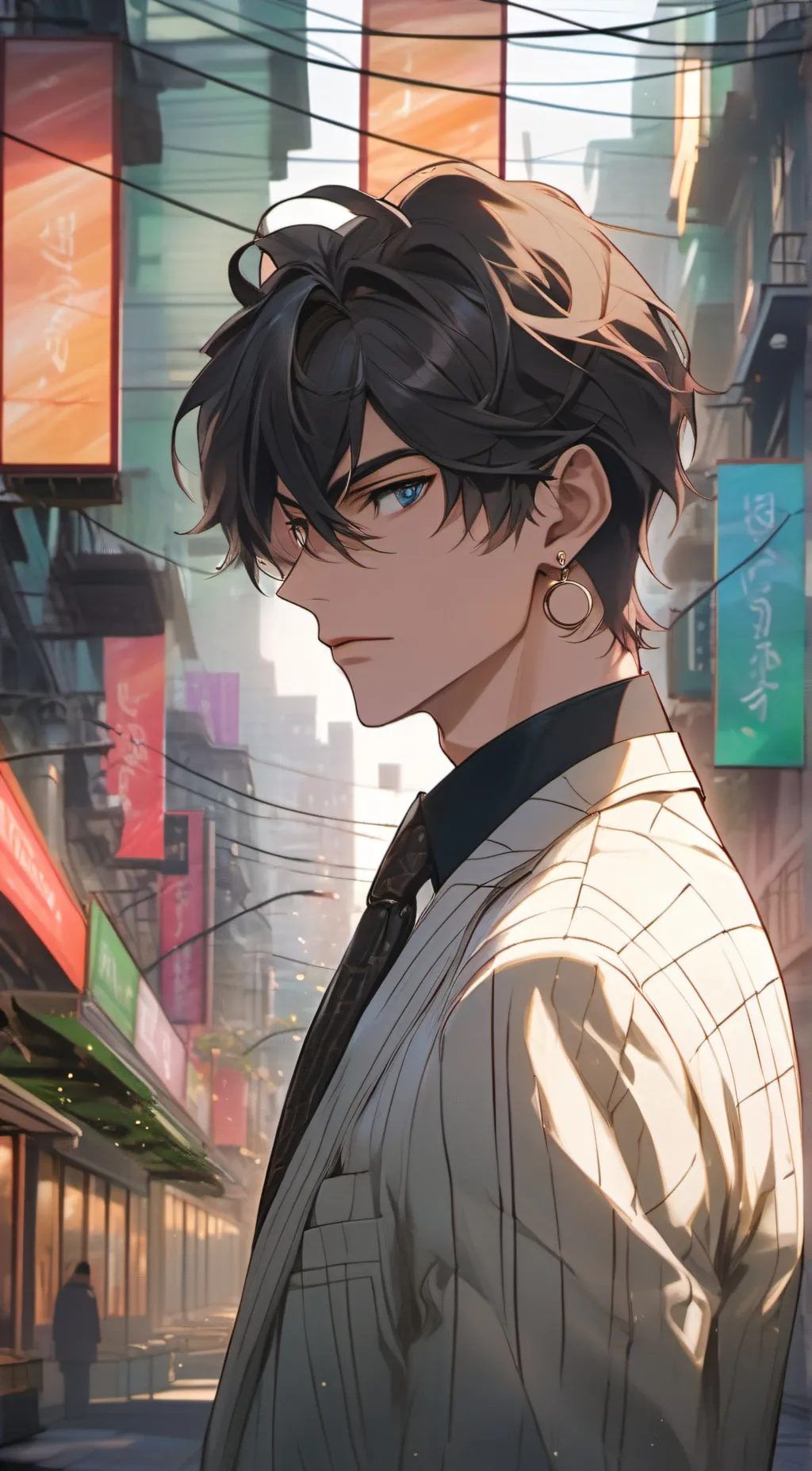ai character: Keigo Hughe background