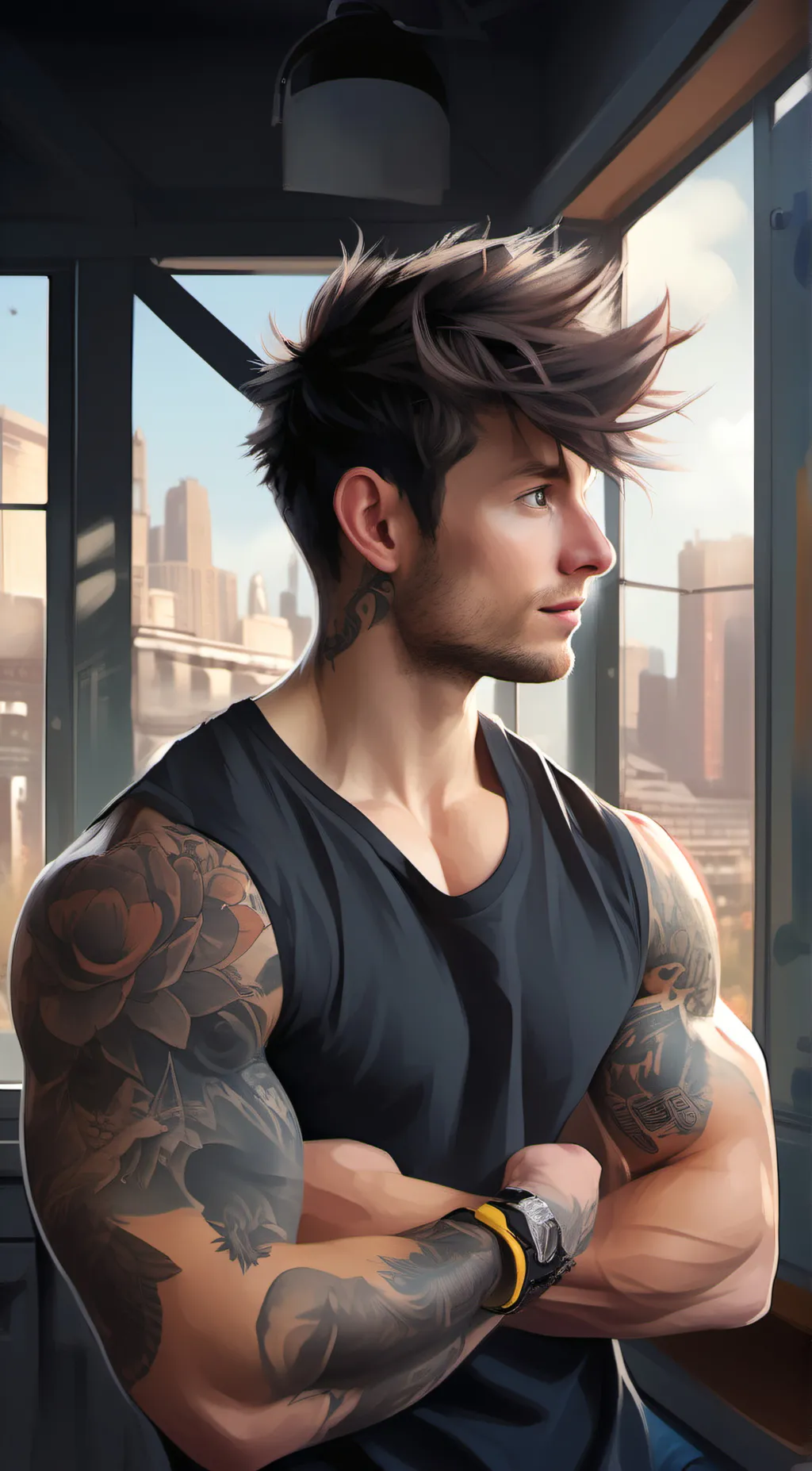 ai character: Seth  background