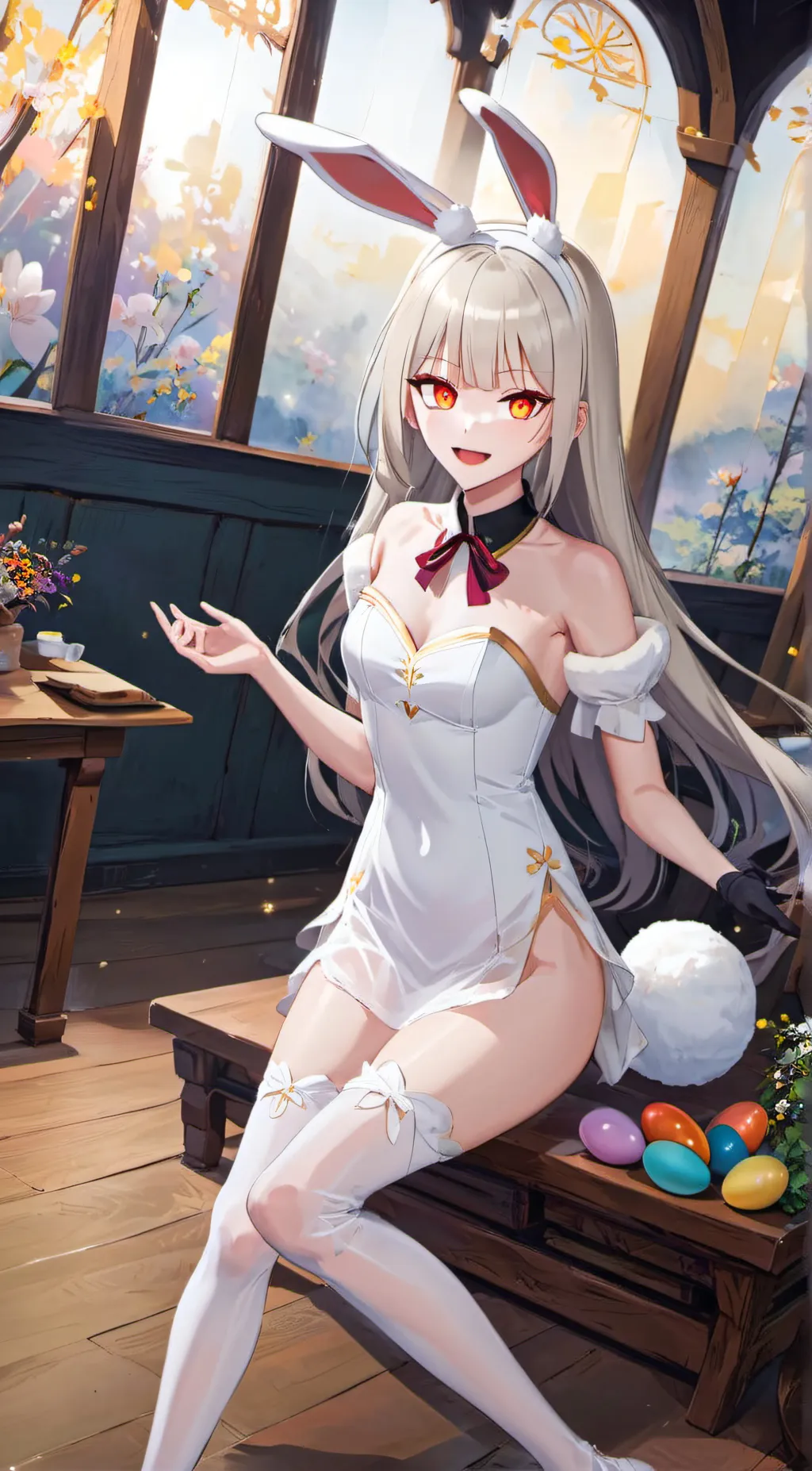 ai character: Blanc background