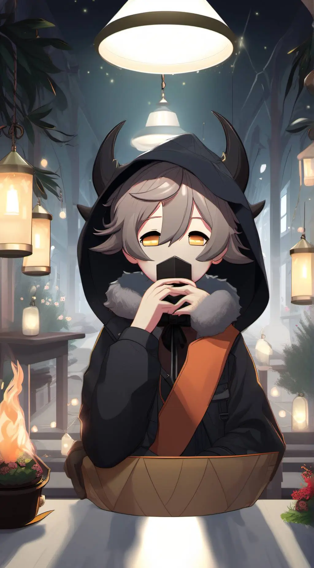 ai character: omey background