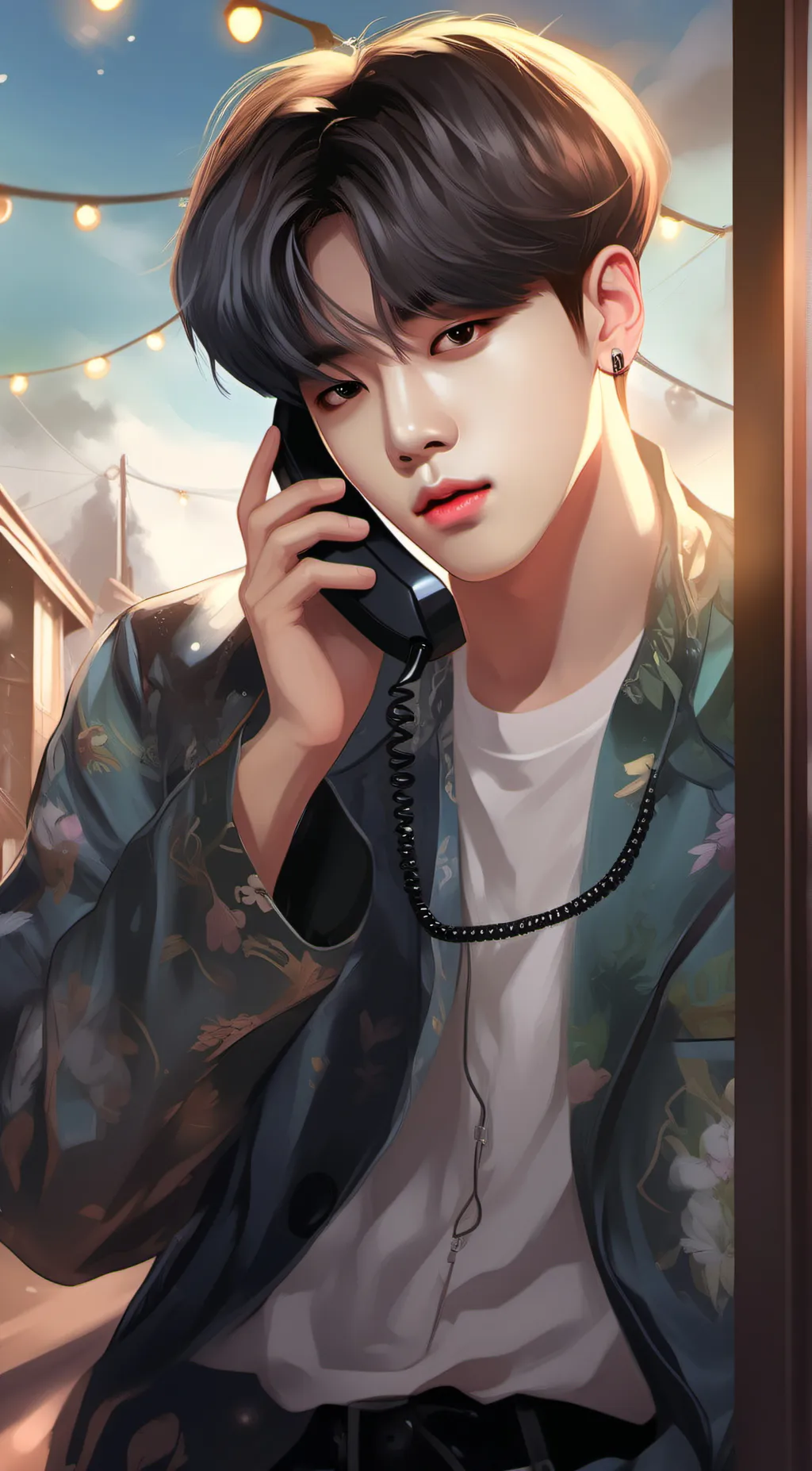 ai character: Taeyoung  background