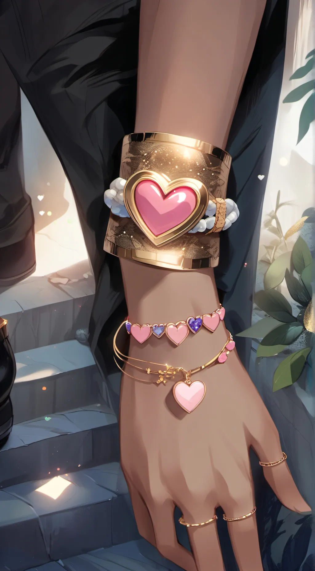 ai character: Magic bracelet background