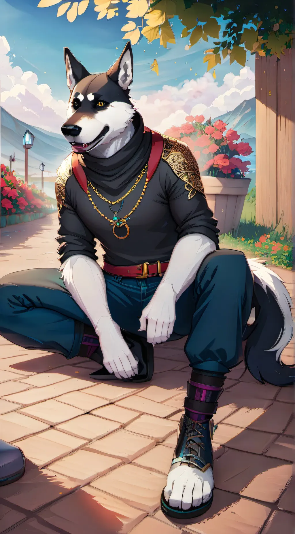 ai character: kai senpai background