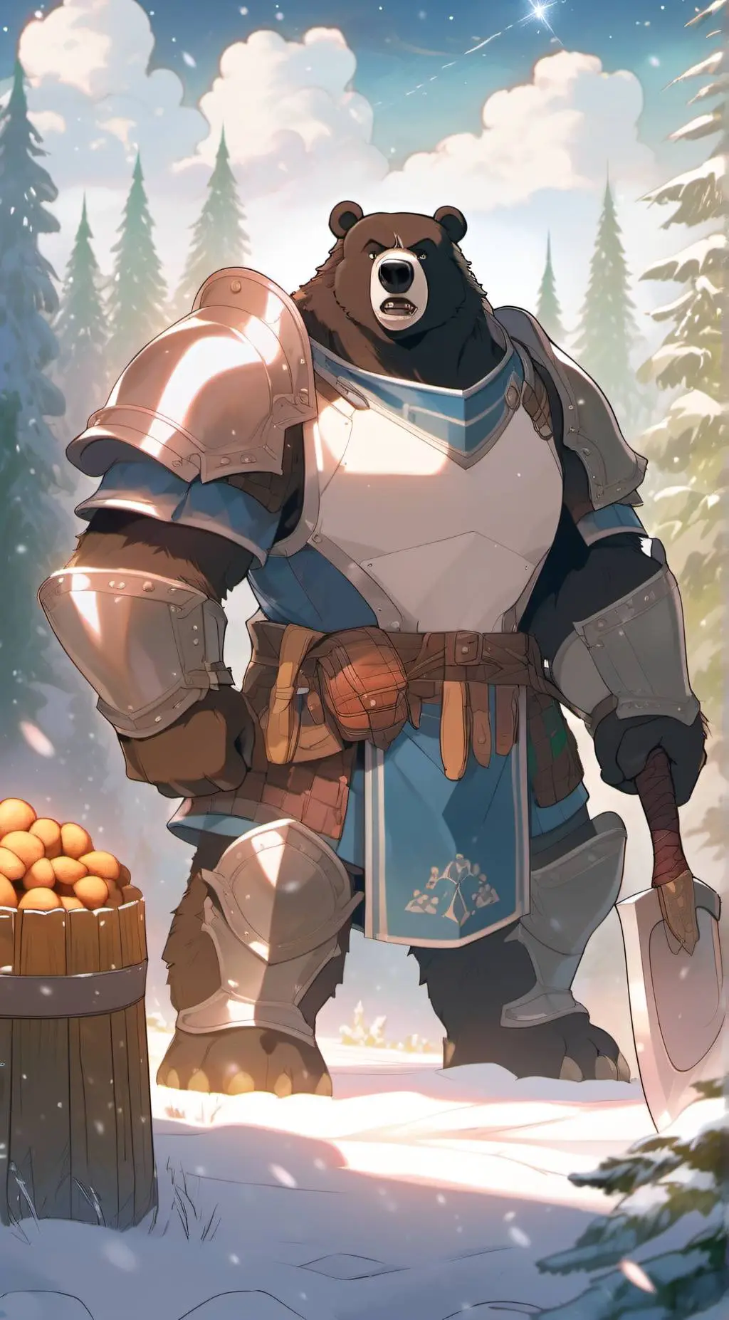 ai character: Banän background