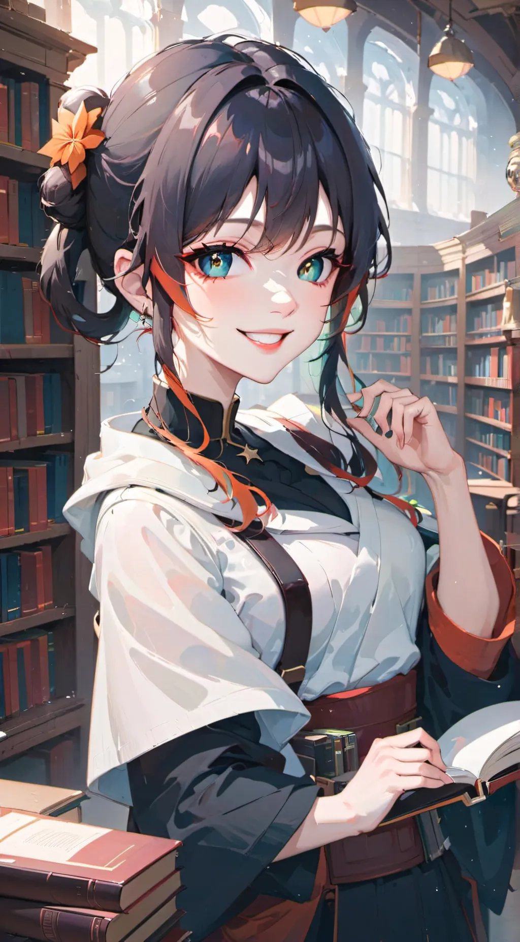 ai character: Bell background