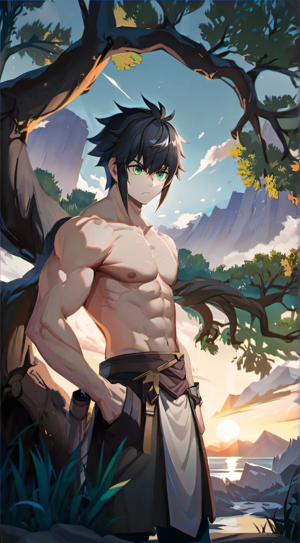 ai character: ☆Inosuke ☆ background