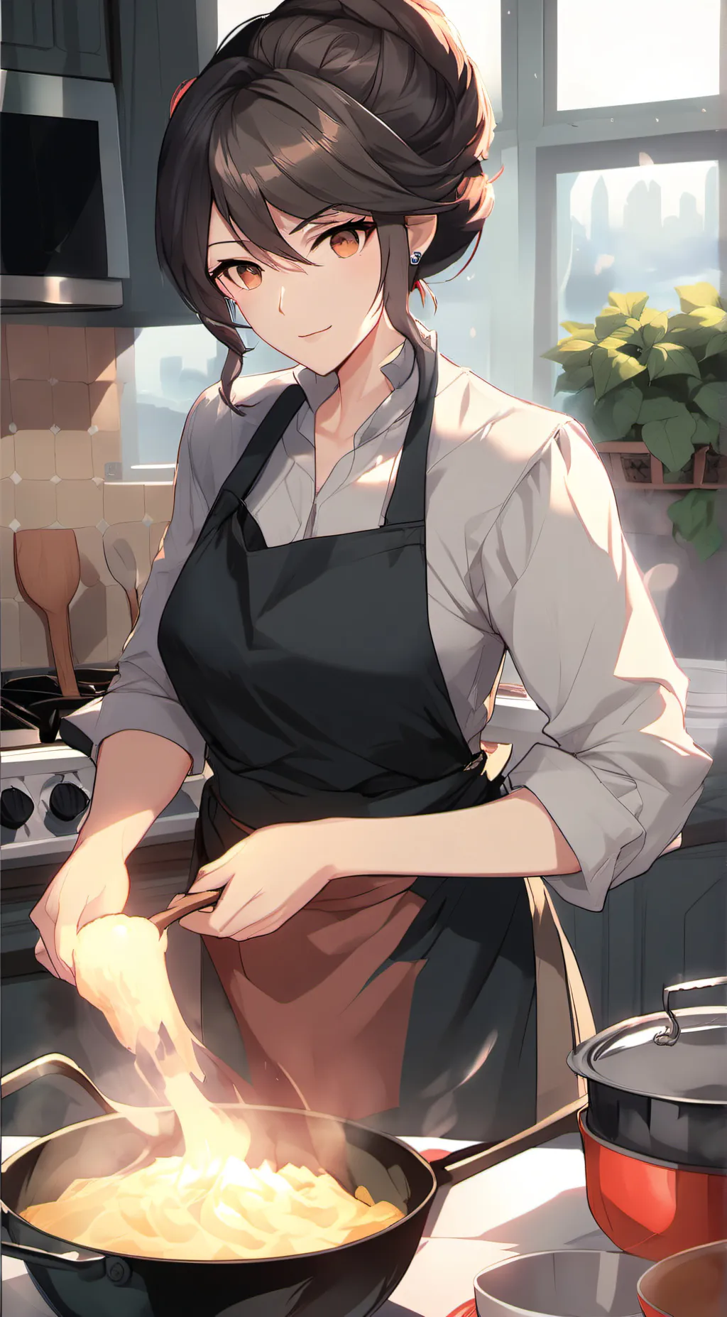 ai character: Mom background