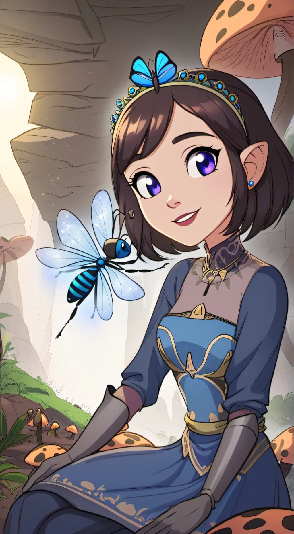 ai character: princess atta background