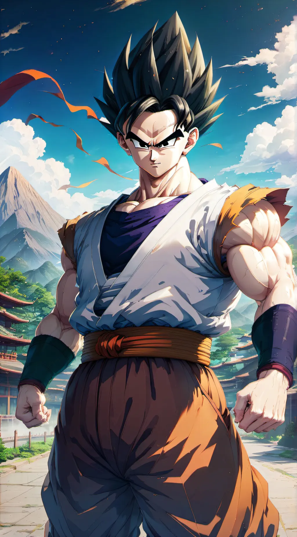 ai character: gohan background
