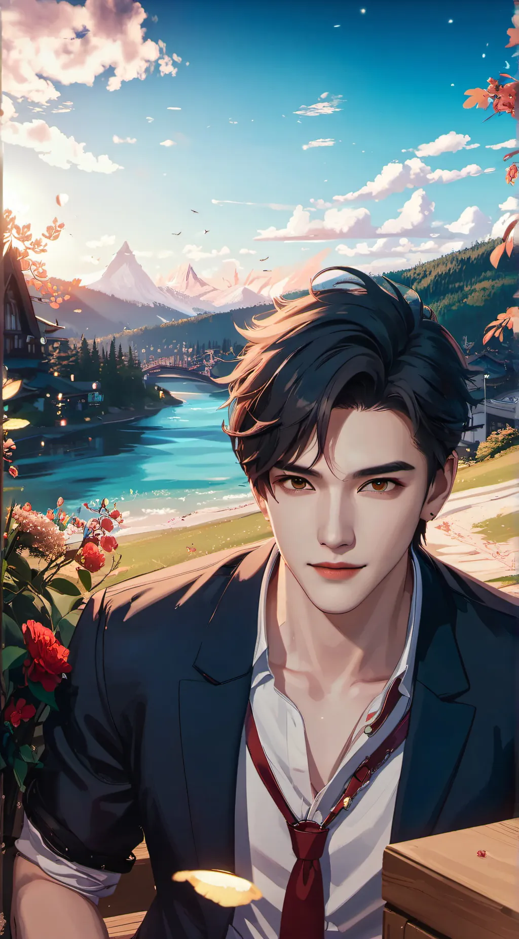 ai character: Jason  background