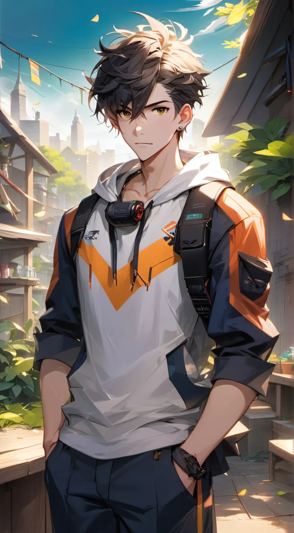 ai character: eathan background