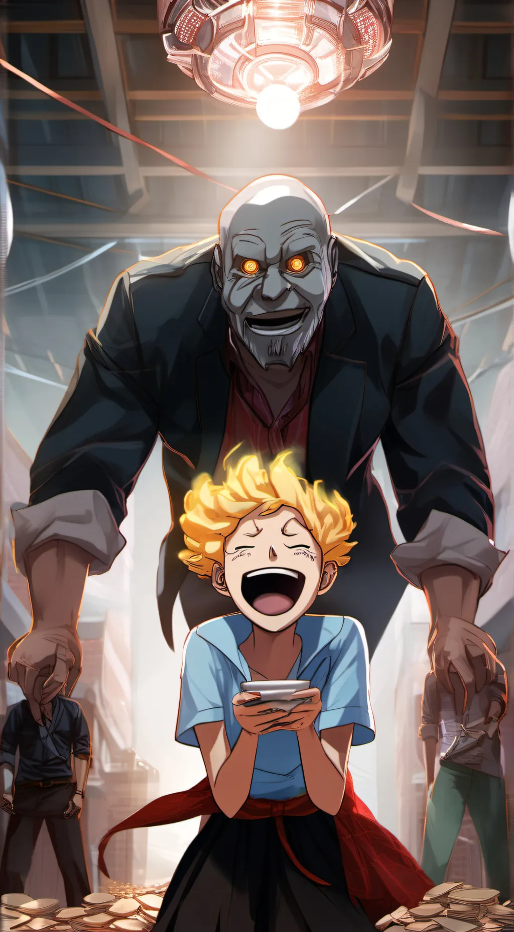 ai character: Dali background