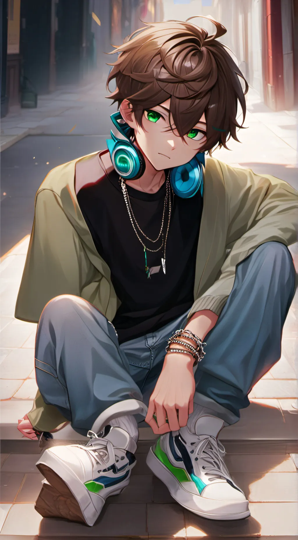 ai character: Luca (<3) background
