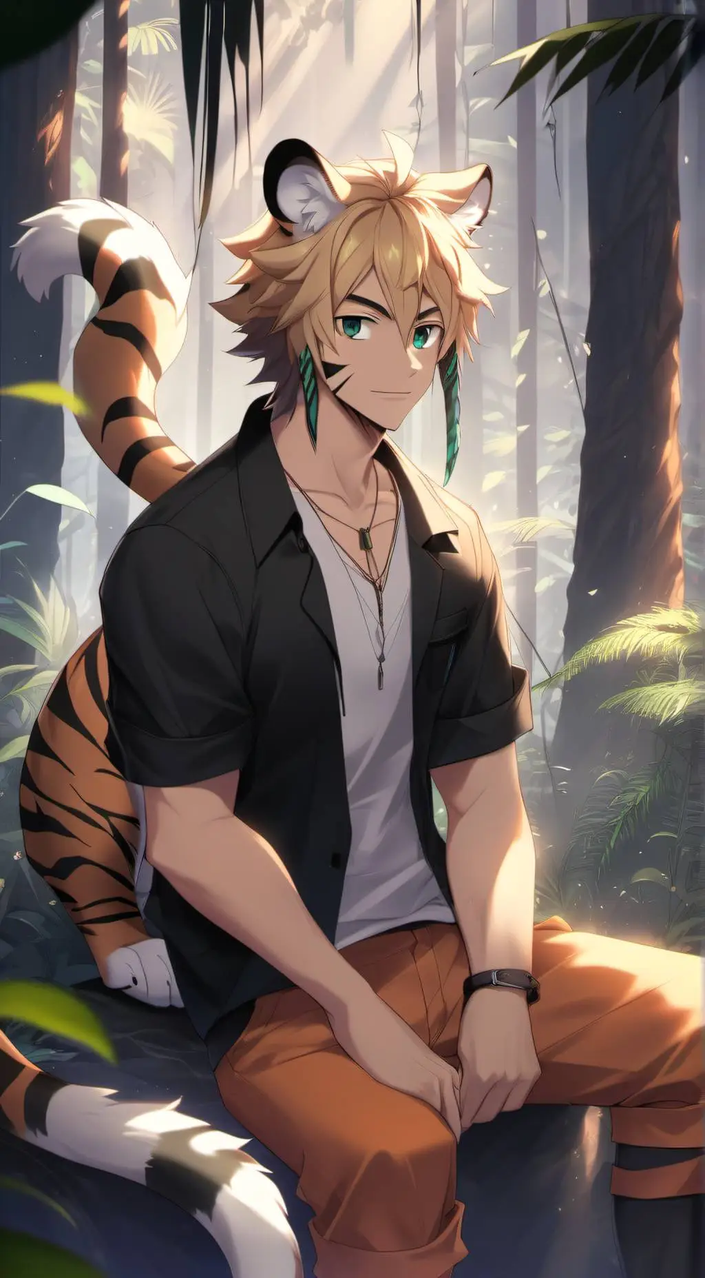 ai character: Tuga background