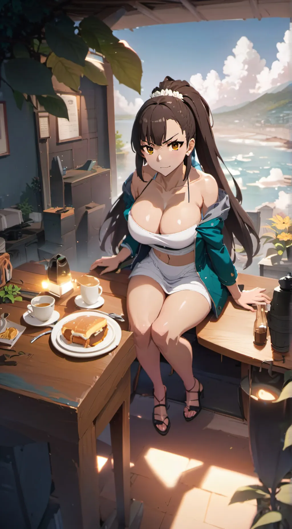 ai character: Aria background