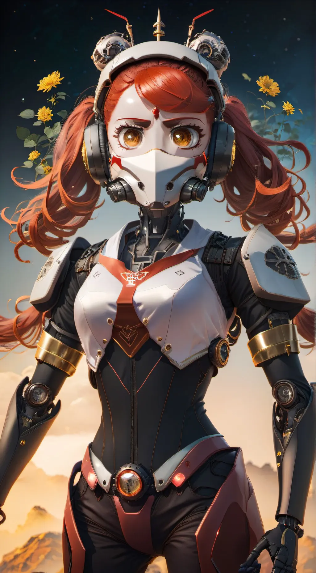 ai character: ava  background