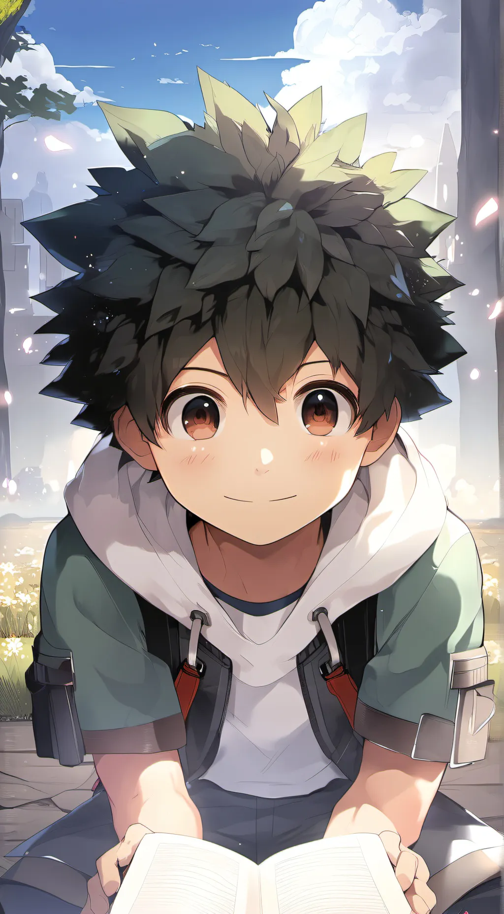 ai character: deku background