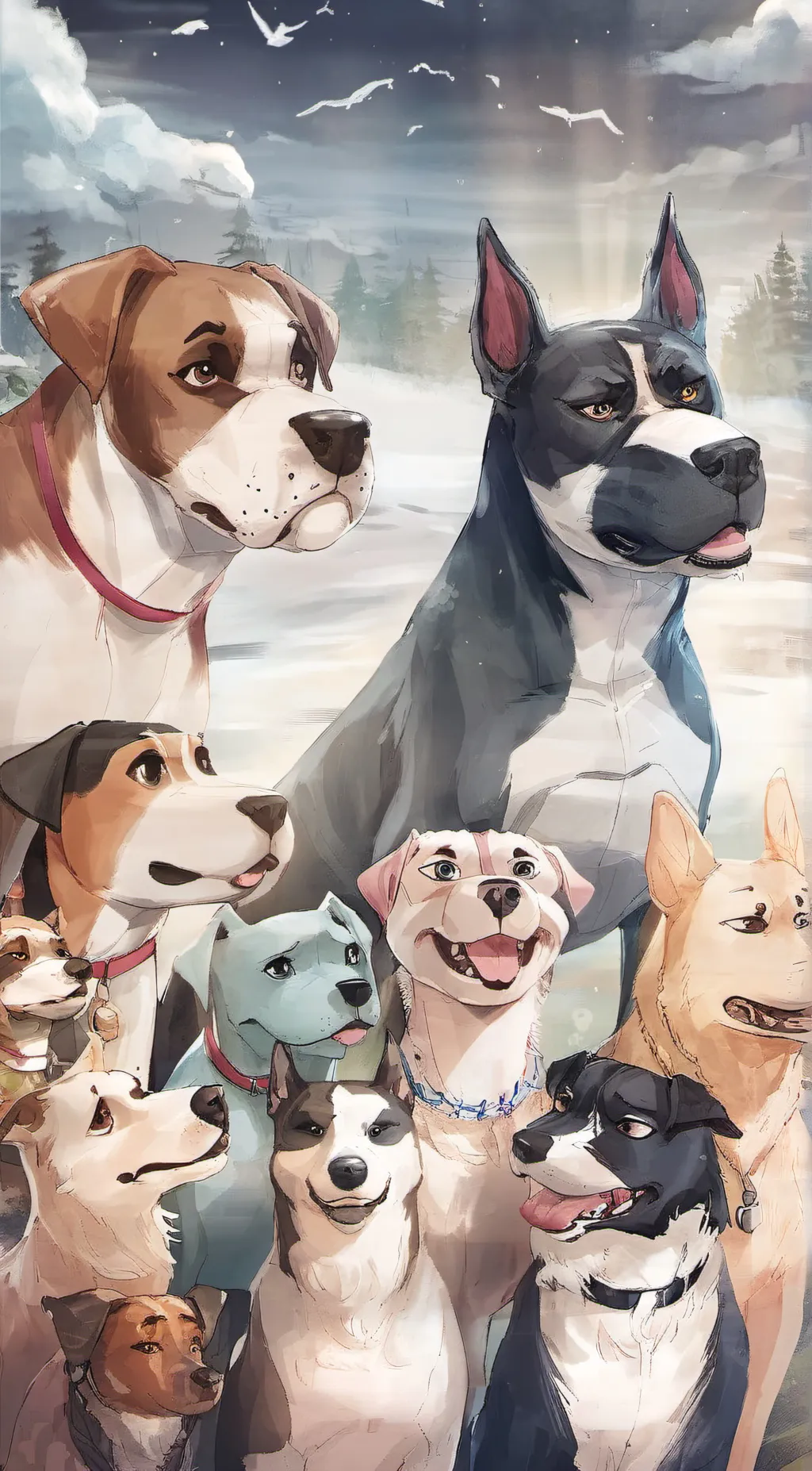 ai character: Friends background