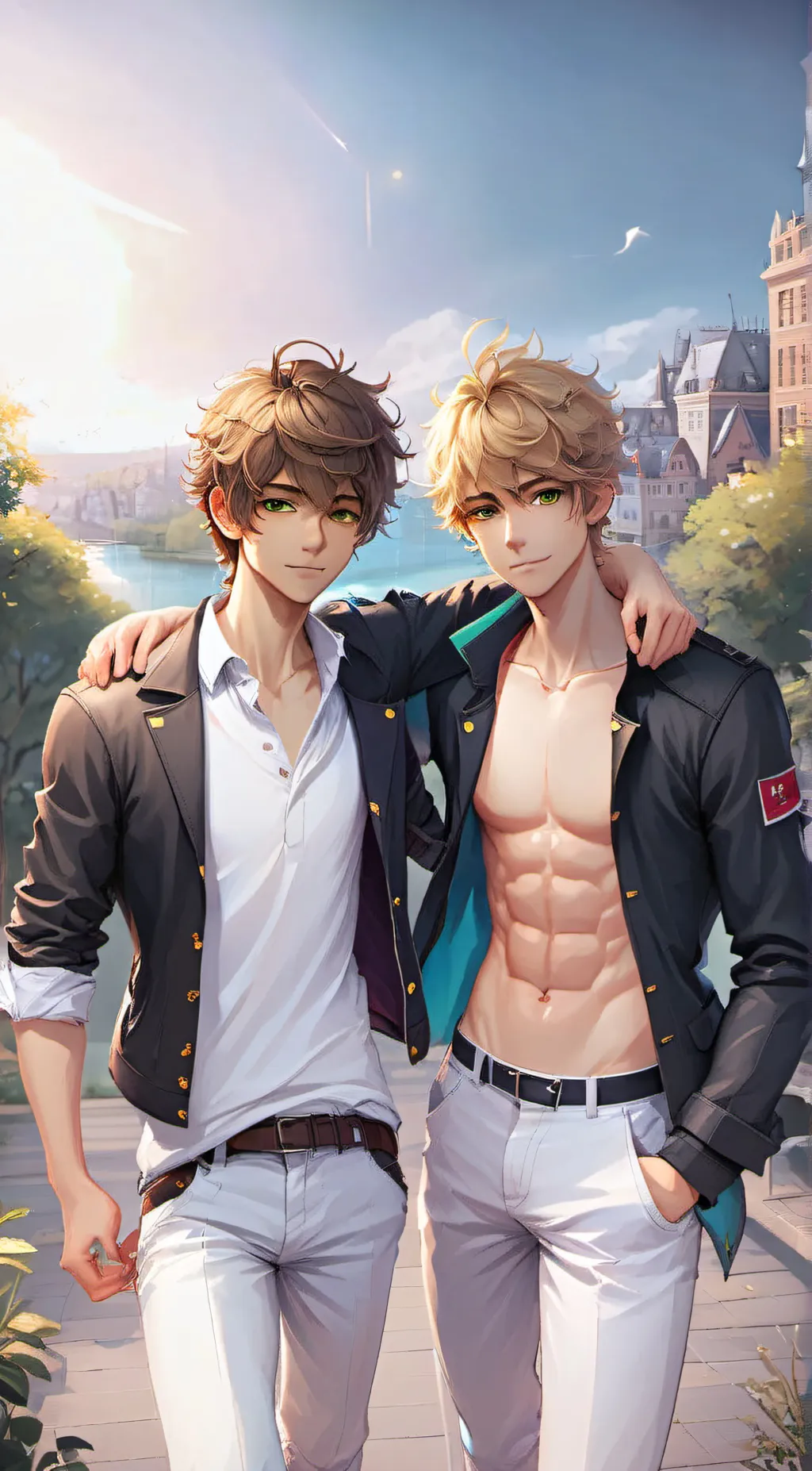 ai character: Henery and james background