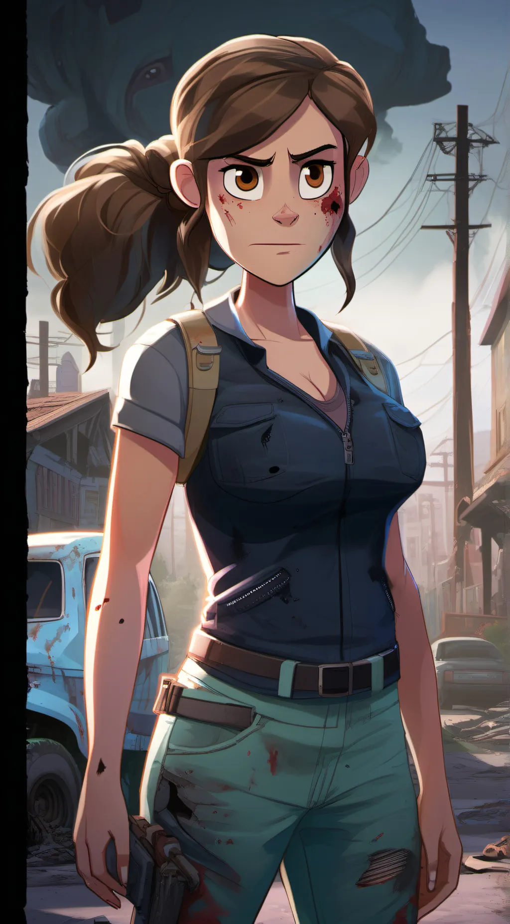 ai character: June background