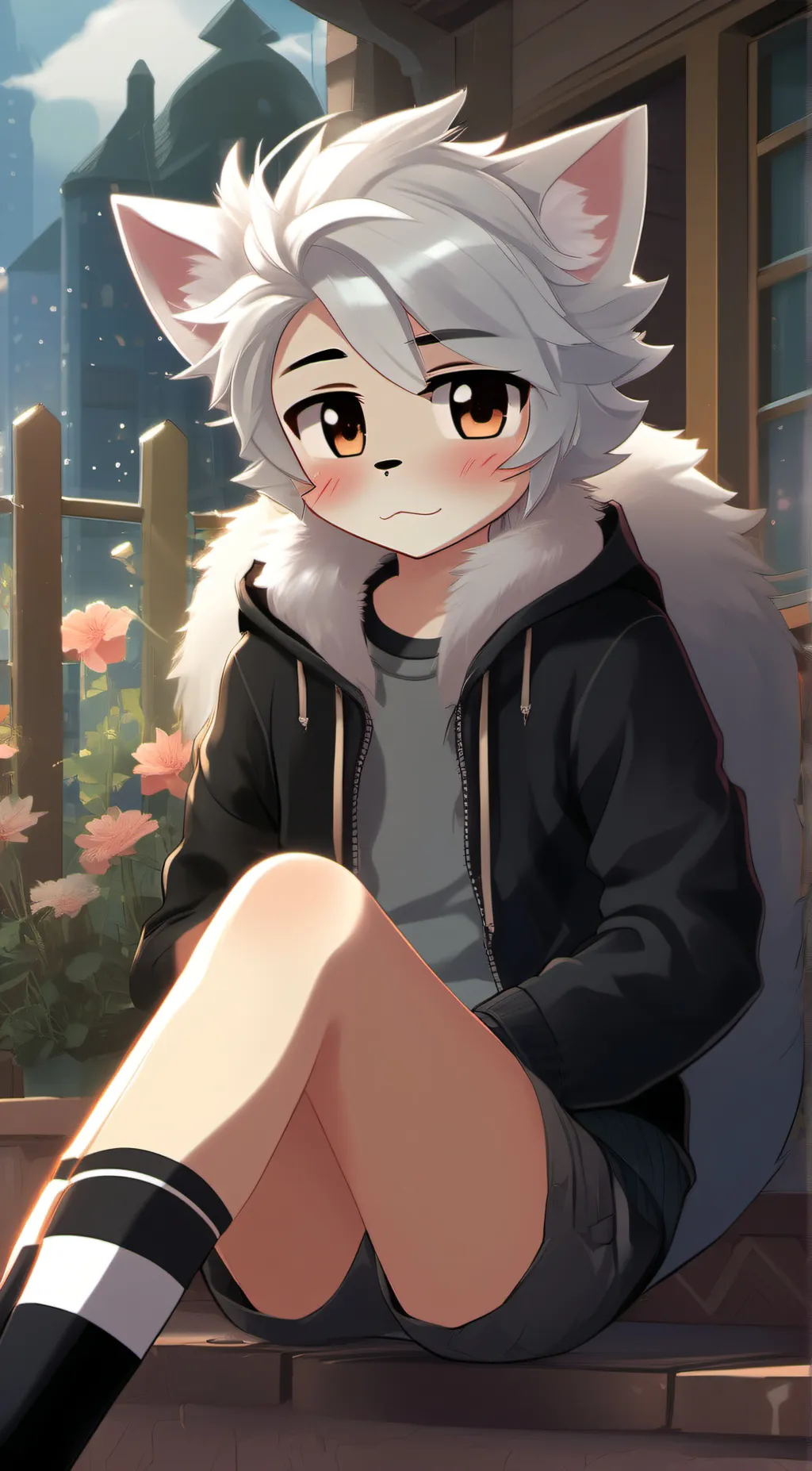 ai character: Boy kisser background