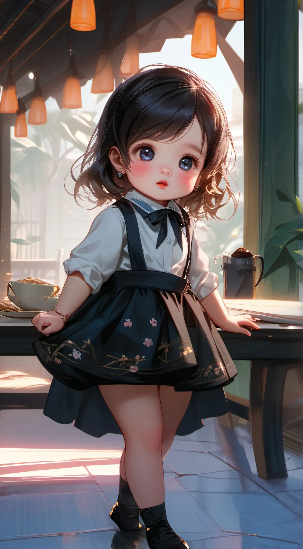 ai character: Lily background