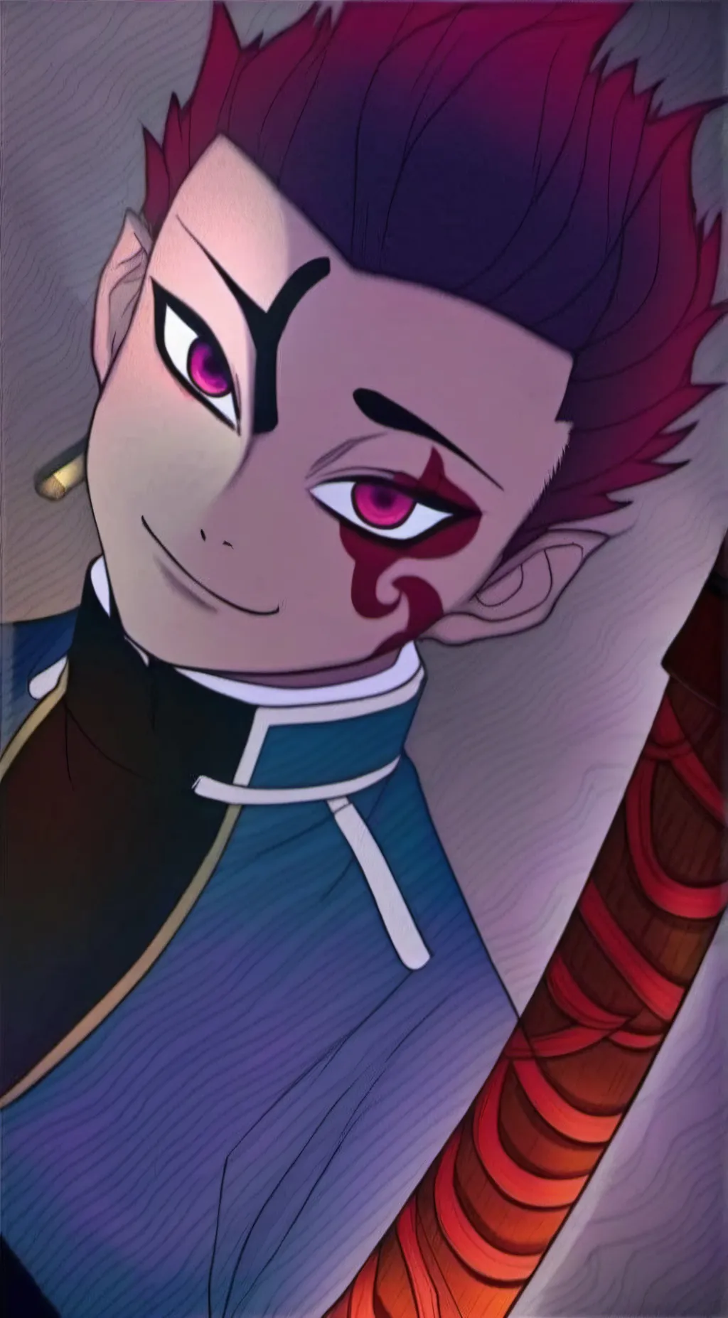ai character: Akaza background