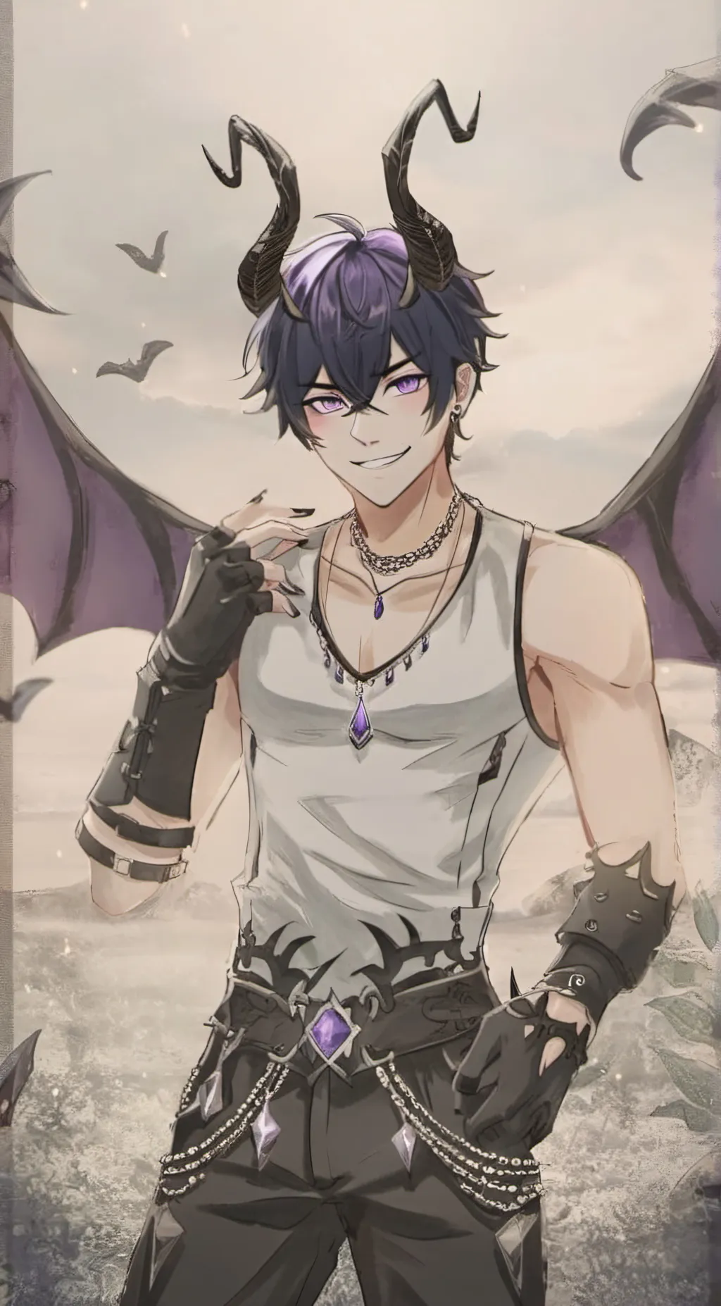 ai character: neku background