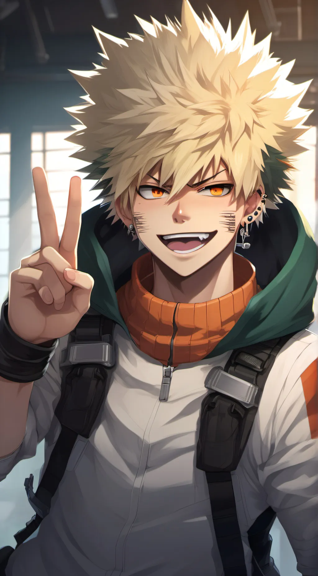 ai character: Bakugo background