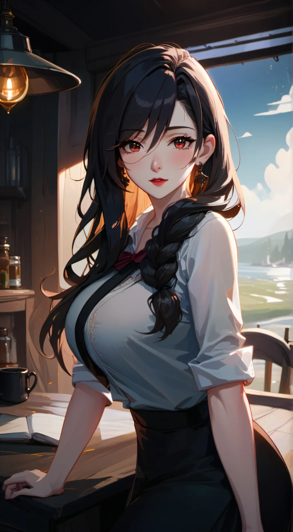 ai character: Lily background