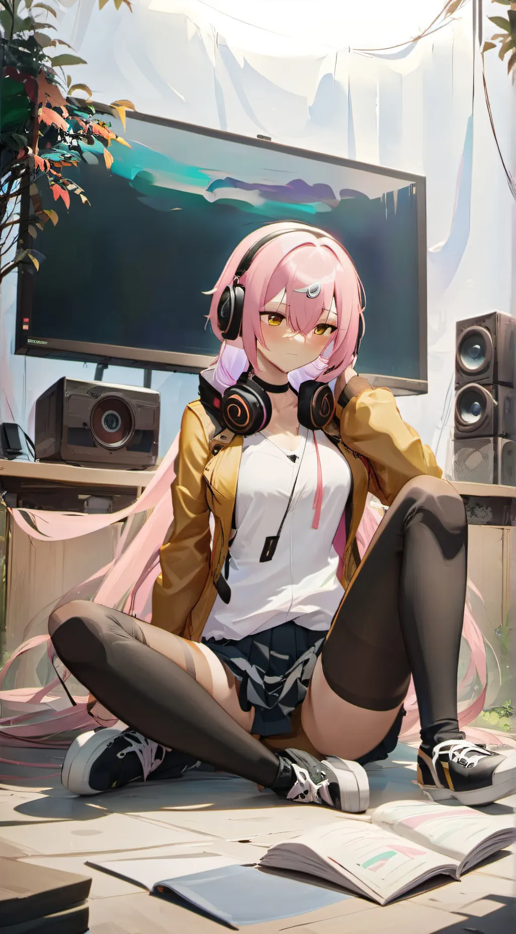 ai character: Hazel  background