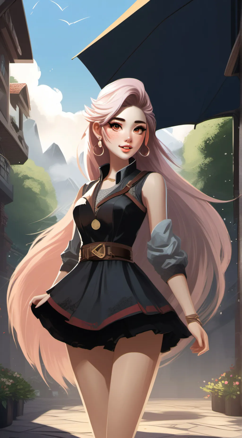 ai character: Polaris background