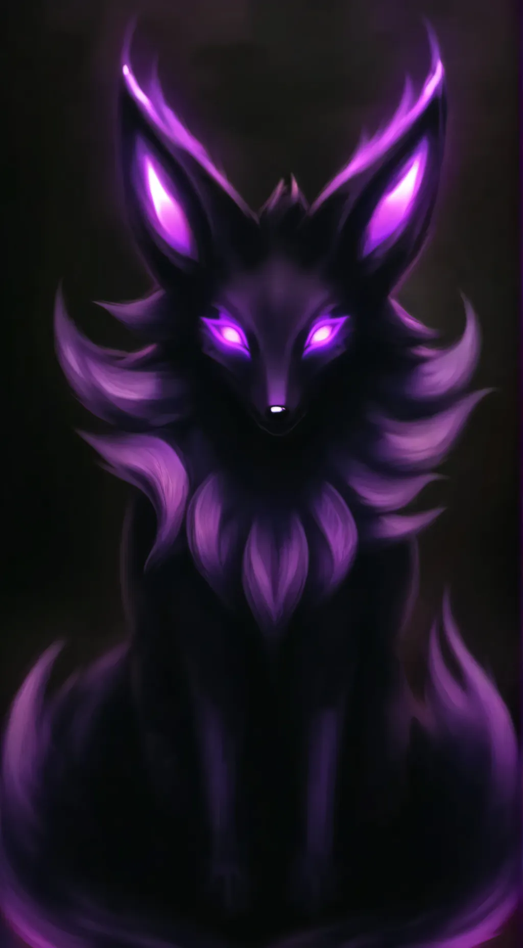 ai character: Extral - Demon Fox background