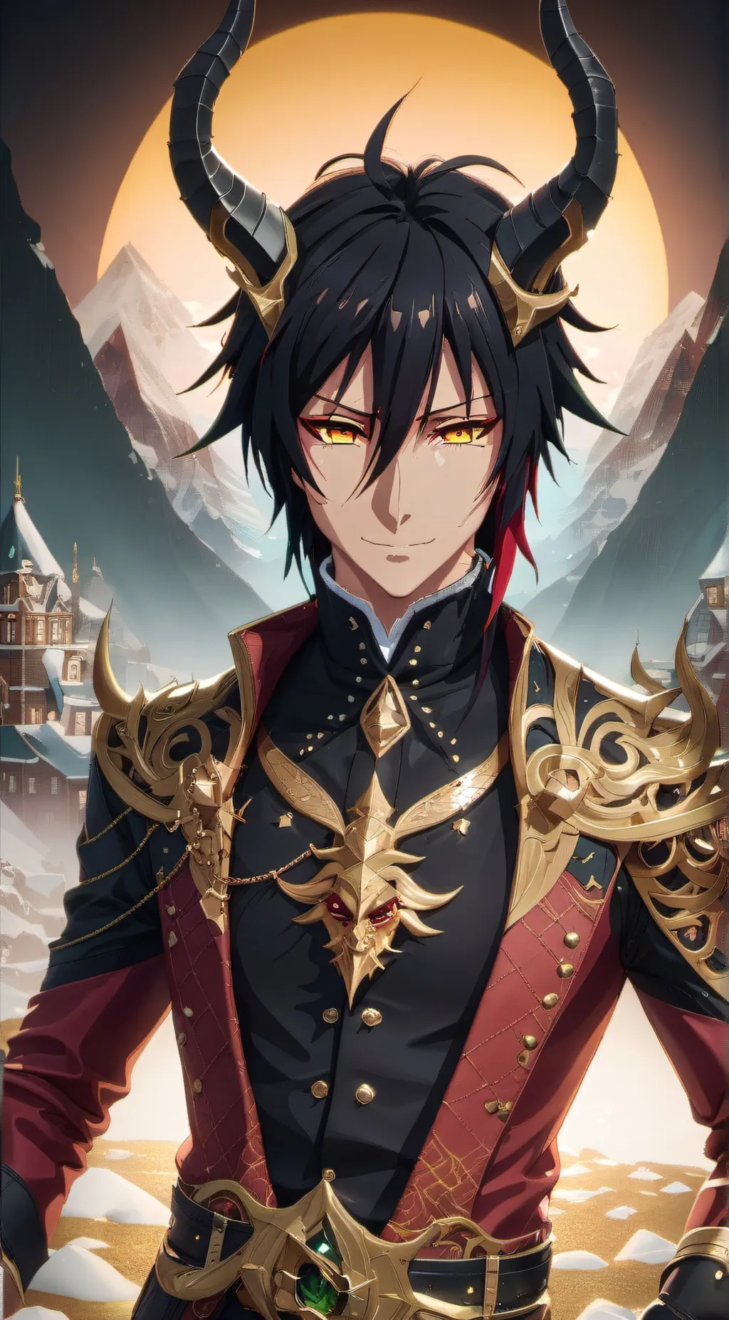 ai character: Diablo background