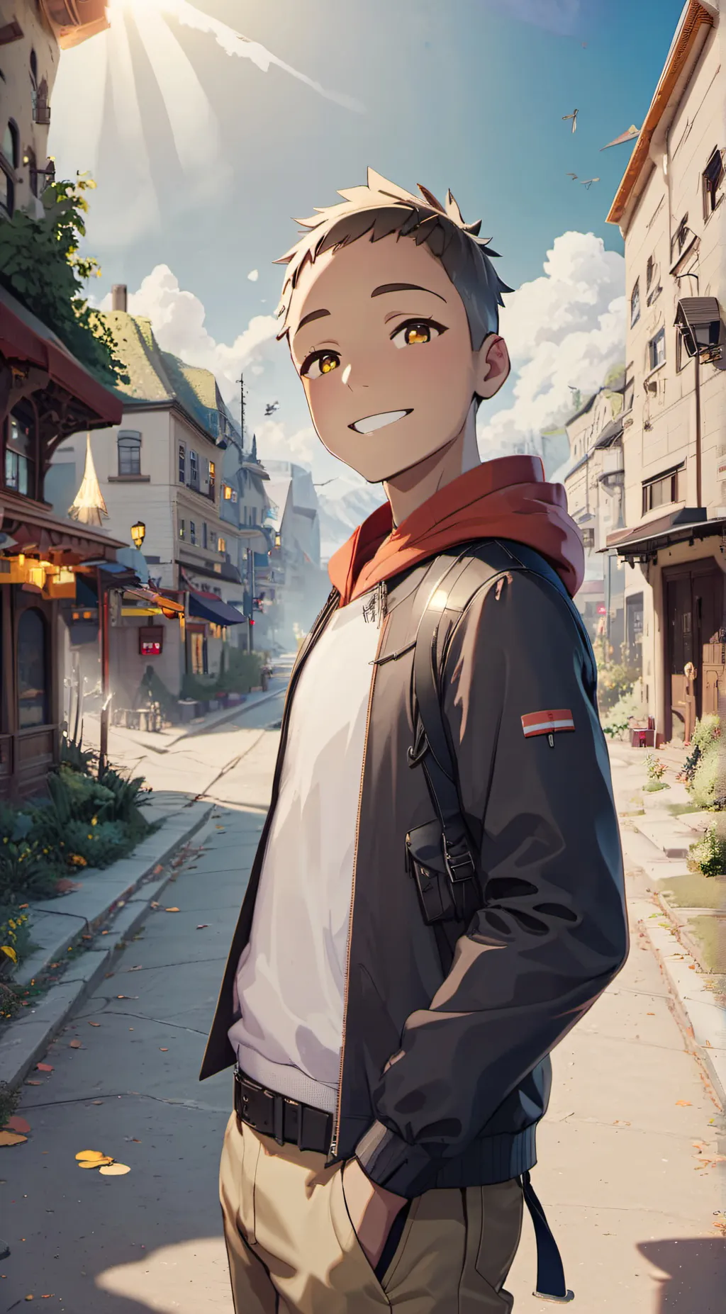 ai character: miles background