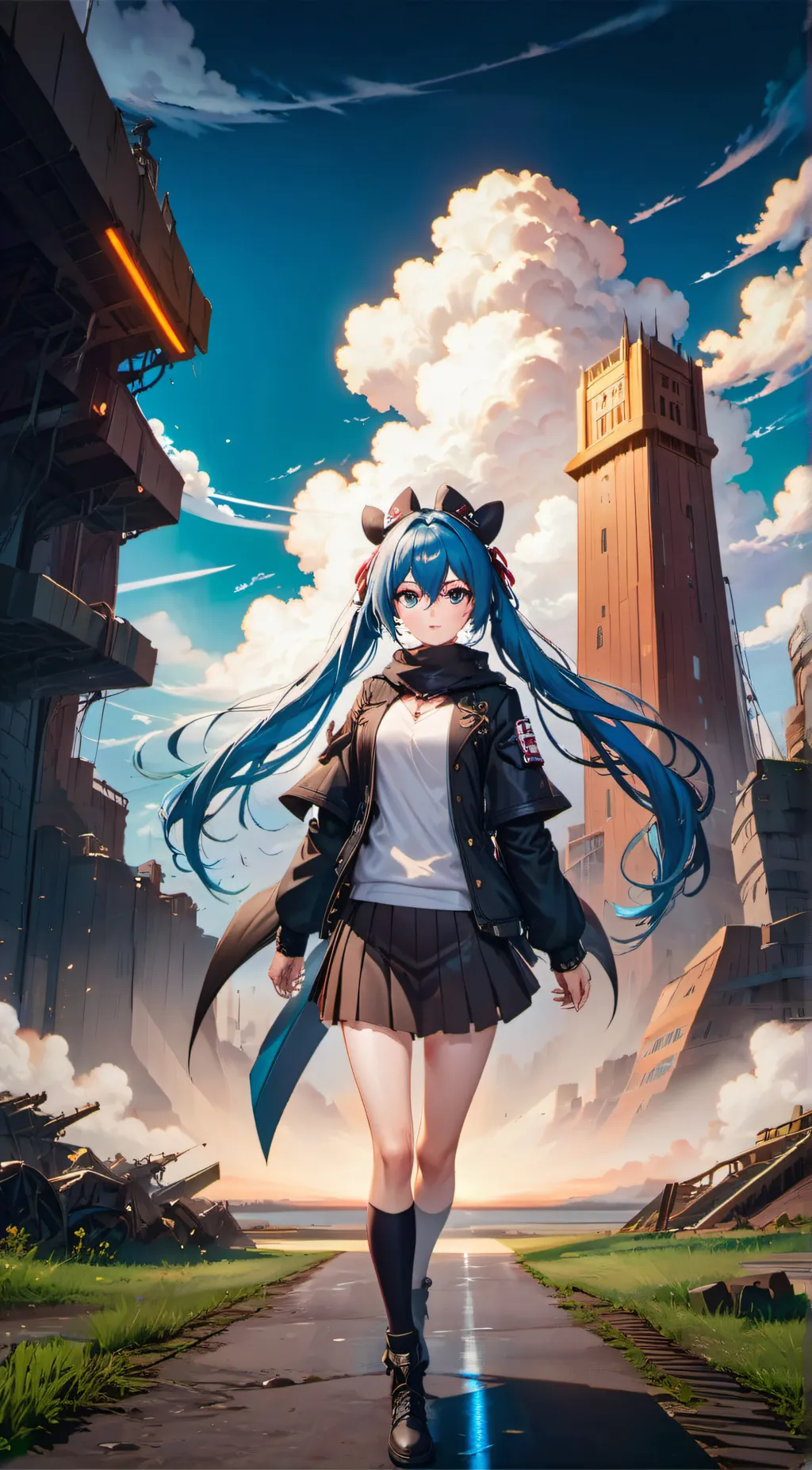 ai character: Rue  background