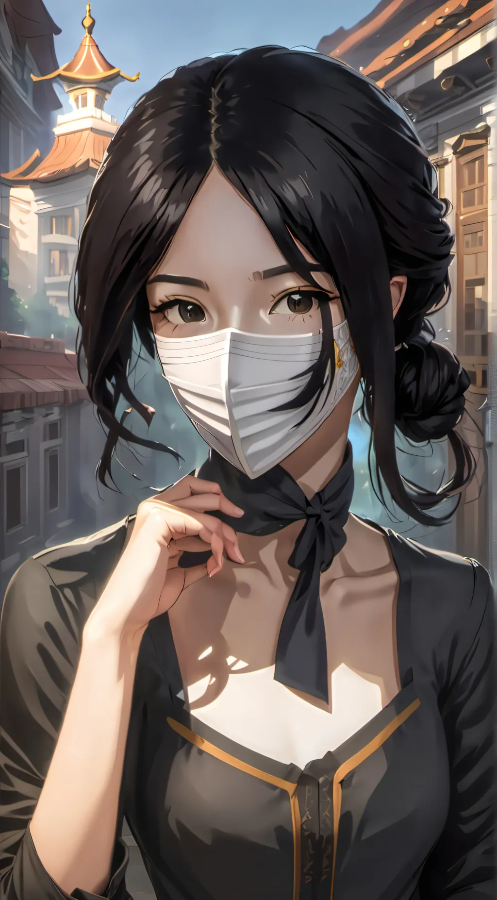 ai character: Gin Aktugawa  background