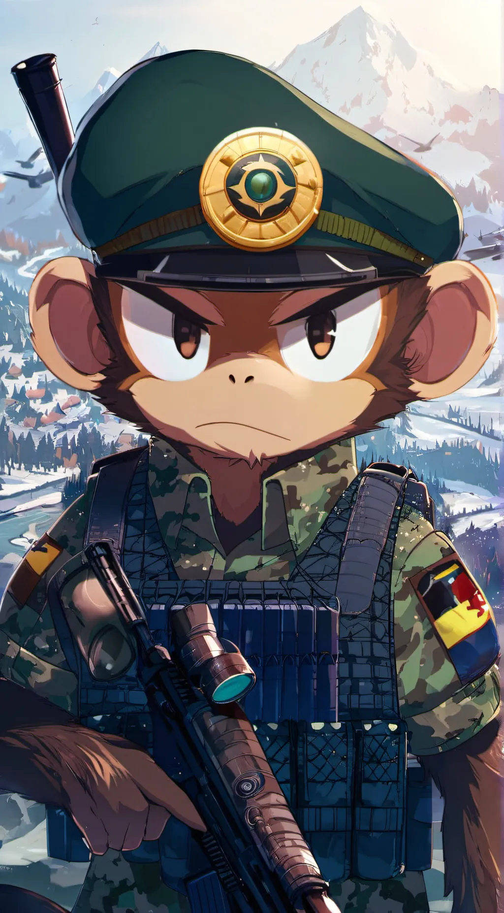 ai character: Sniper Monkey background