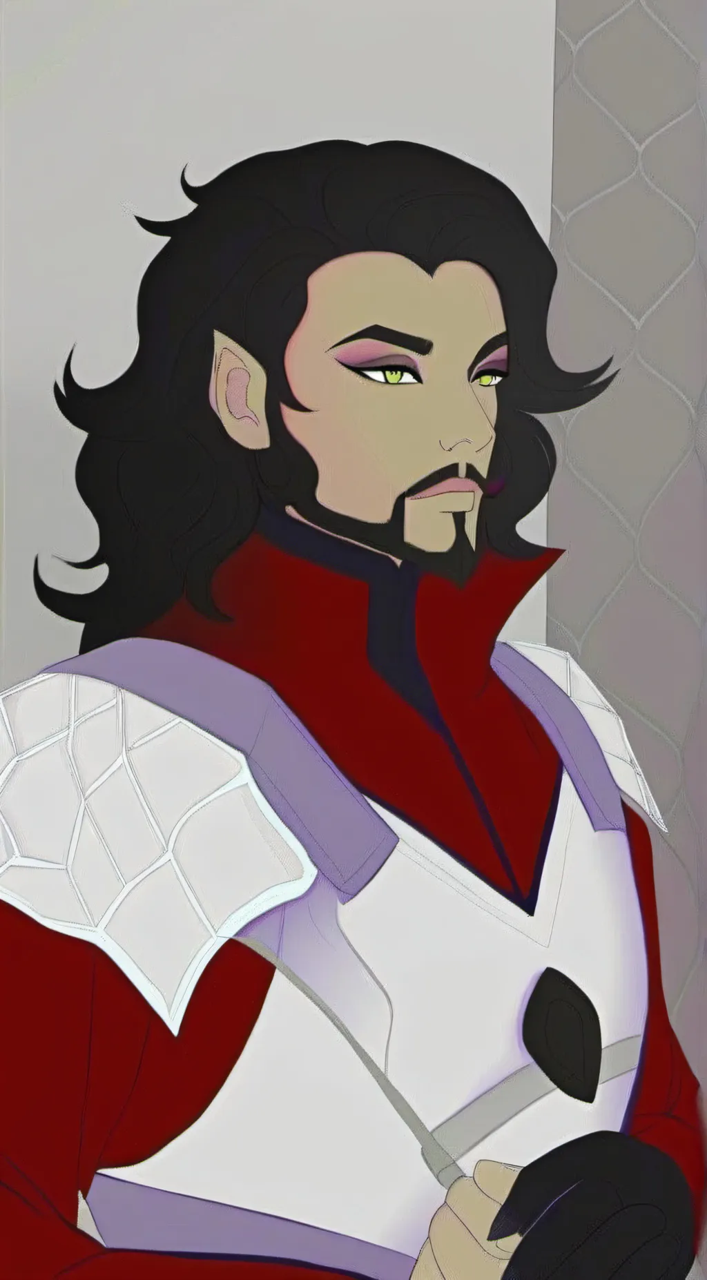 ai character: King Sombra  background